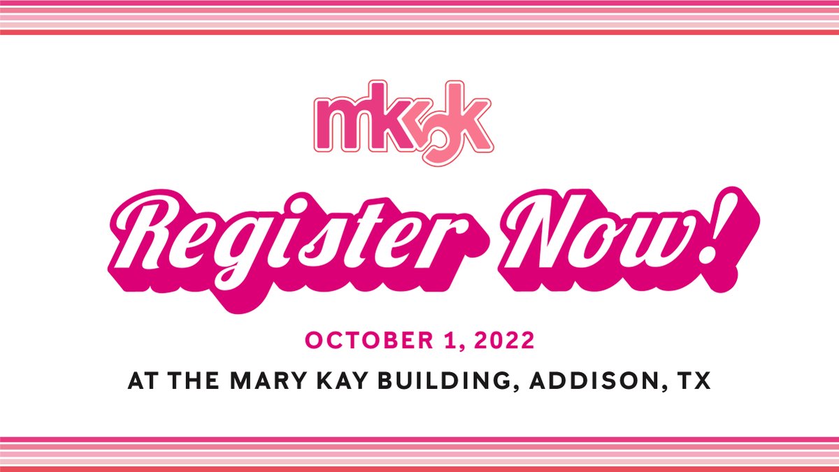 marykaycares's tweet photo. The #MK5K is back this year in-person (and virtually)! Register today to join us at The Mary Kay Building for the 1-mile fun run and 5K on October 1. Can’t join us in-person this year? Participate in the MK5K My Way virtual challenge.  https://t.co/vOgBIIDt5X. https://t.co/AWFCrsVsQa