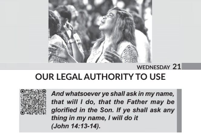 Rhapsotweets's tweet photo. RHAPSODY OF REALITIES
Wednesday, 21st September, 2022
https://t.co/hrcWVgA99l

OUR LEGAL AUTHORITY TO USE
- Pastor Chris Oyakhilome
#Rhapsotweets 

(🧵Thread — 1/16🧵) https://t.co/UPkMUMZVhs