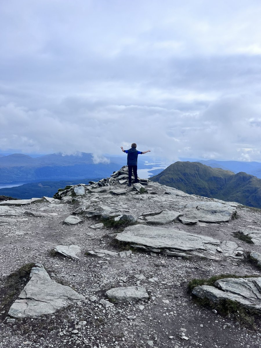 clairebear_1888's tweet photo. @BridgetPrimary L completed his 1st Munro at the weekend ๐ @lomondtrossachs #BenVane #VisitScotland #munro #hillwalking https://t.co/VT6D6fTbnk