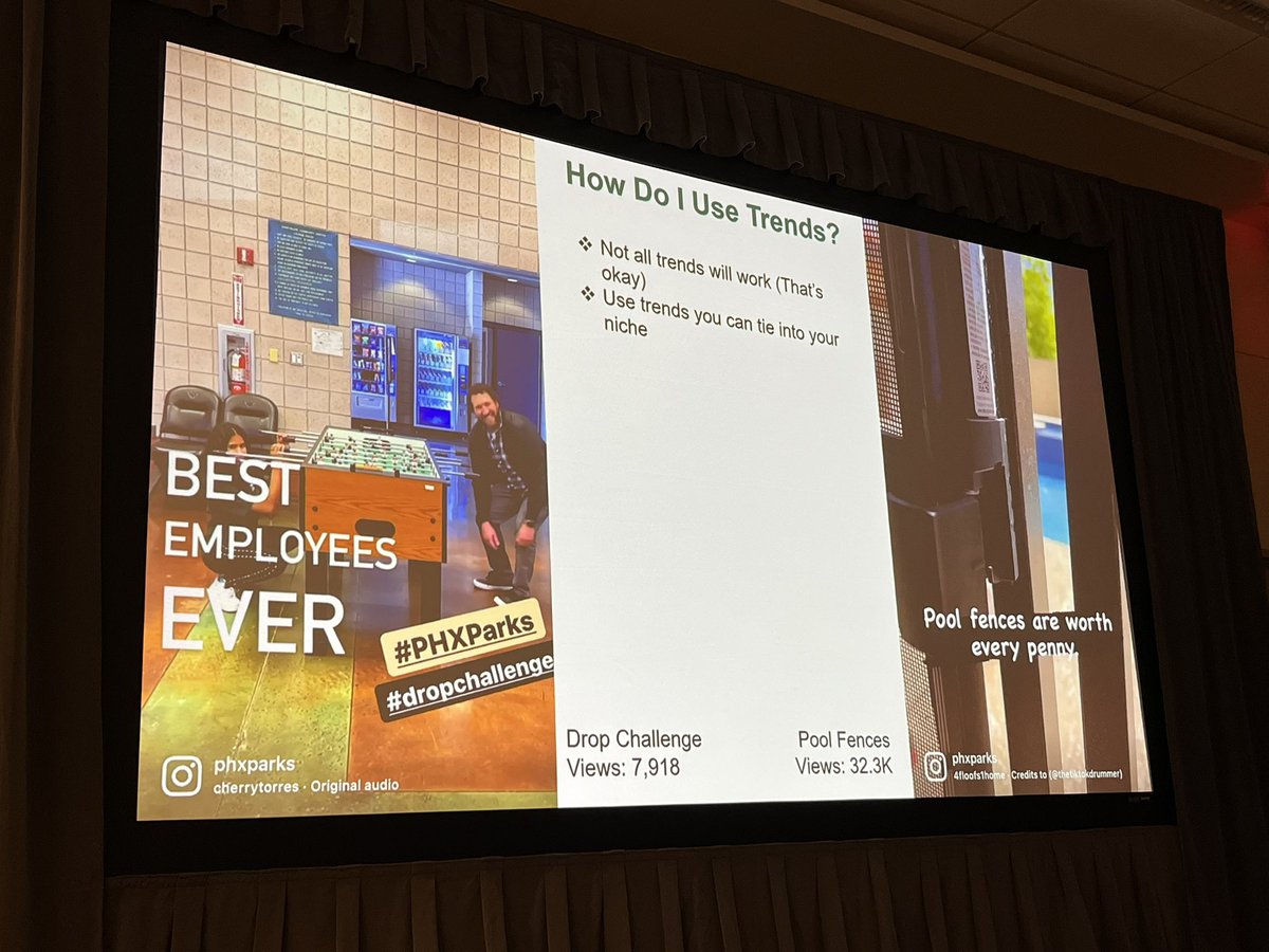 JeffKitner's tweet image. Good session @NRPA_news from @PhoenixParks department on social media. We’re not the only ones doing challenges! #NRPAConference2022 #SlideChallenge #DallasTrailSafety #PHXParks