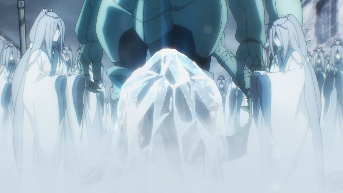 RazgrizXT's tweet photo. For that instant, Brain Unglaus surpassed Gazef Stronoff. He lost, but there was no doubt that right then and there he was The Strongest. And so, Cocytus gave him a Hero's funeral.

Rest in Peace, Brain Unglaus. The Strongest human of the Re-Estize Kingdom

#OverlordIV #anime https://t.co/AlT0l7jj0i