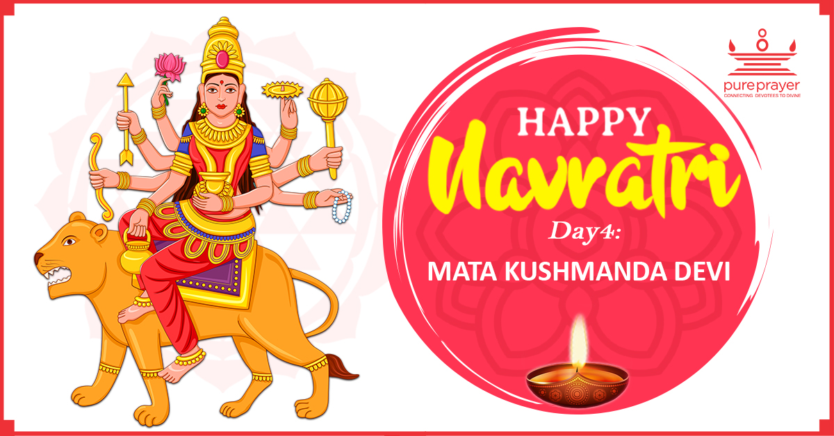 pureprayer_nrrs's tweet photo. #HappyNavaratri
Day: 4 - Mata Kushmanda Devi
Mata Kushmanda Devi is worshipped with ritualistic pujas. Kushmanda means who has created the universe. Devi rides on a lion & has eight hands with seven weapons along with a Japamaala. #pureprayer #kushmanda https://t.co/Pg5nhlMTf0