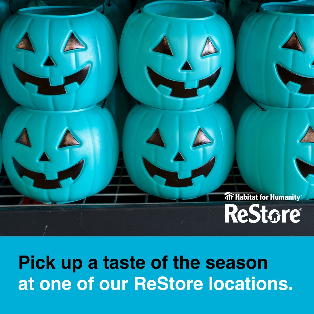 DenverReStores's tweet photo. October is almost here, which means it’s time to decorate for the season! Our collection of NEW and discounted fall decor is back in stock. Get into the spooky season by shopping at one of our ReStore locations. #habitatforhumanity #sustainability #habitatdenver #denverrestore https://t.co/68z6dUiiUt