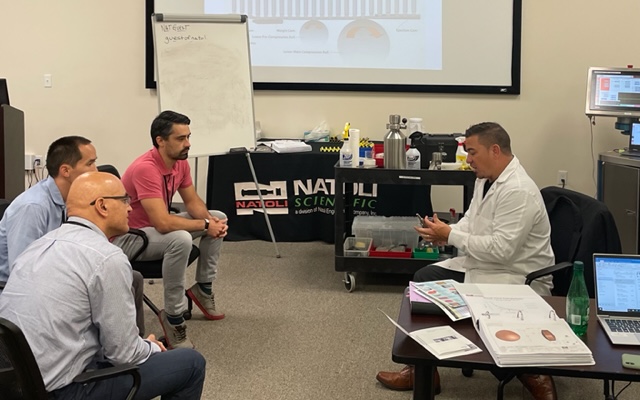 NatoliEng's tweet photo. Natoli Scientific hosted another successful training course on the Tablet Development Process. It was great to see students in the classroom and getting hands-on experience in the lab. Find upcoming training dates at https://t.co/U7AgFOGeKC
#TabletFormulations #SolidDose https://t.co/BqhhCUxGIe
