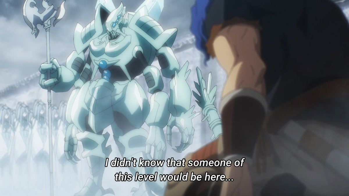RazgrizXT's tweet photo. For that instant, Brain Unglaus surpassed Gazef Stronoff. He lost, but there was no doubt that right then and there he was The Strongest. And so, Cocytus gave him a Hero's funeral.

Rest in Peace, Brain Unglaus. The Strongest human of the Re-Estize Kingdom

#OverlordIV #anime https://t.co/AlT0l7jj0i