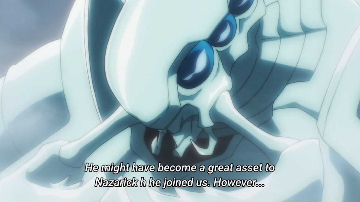RazgrizXT's tweet photo. For that instant, Brain Unglaus surpassed Gazef Stronoff. He lost, but there was no doubt that right then and there he was The Strongest. And so, Cocytus gave him a Hero's funeral.

Rest in Peace, Brain Unglaus. The Strongest human of the Re-Estize Kingdom

#OverlordIV #anime https://t.co/AlT0l7jj0i