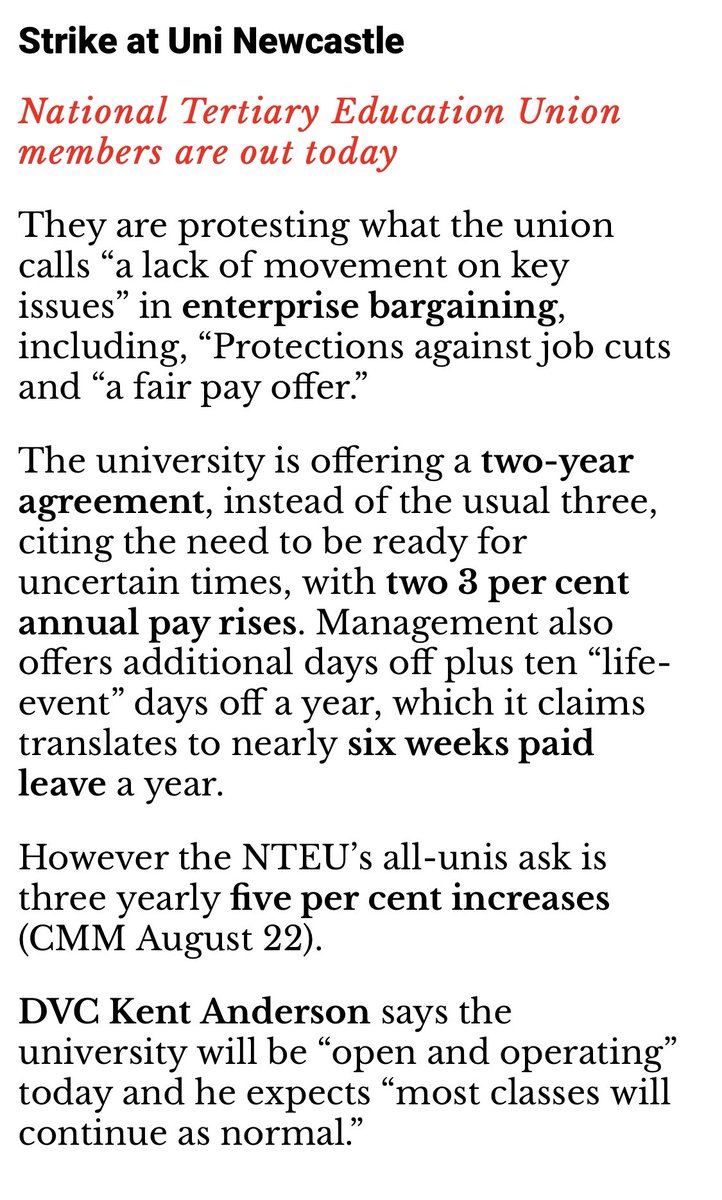 @retropastiche.bsky.social (@retropastiche) on Twitter photo Today is the day when <a href="/NTEUNSW/">NTEU New South Wales</a> members at <a href="/Uni_Newcastle/">University of Newcastle</a> will strike for reasonable claims - workload, staffing and proper consultation. Members join us at NUSpace from 8.30 #UONNedsUs ##BetterUnis #WeAreUON #BeBetterUON Today is the day when <a href="/NTEUNSW/">NTEU New South Wales</a> members at <a href="/Uni_Newcastle/">University of Newcastle</a> will strike for reasonable claims - workload, staffing and proper consultation. Members join us at NUSpace from 8.30 #UONNedsUs ##BetterUnis #WeAreUON #BeBetterUON