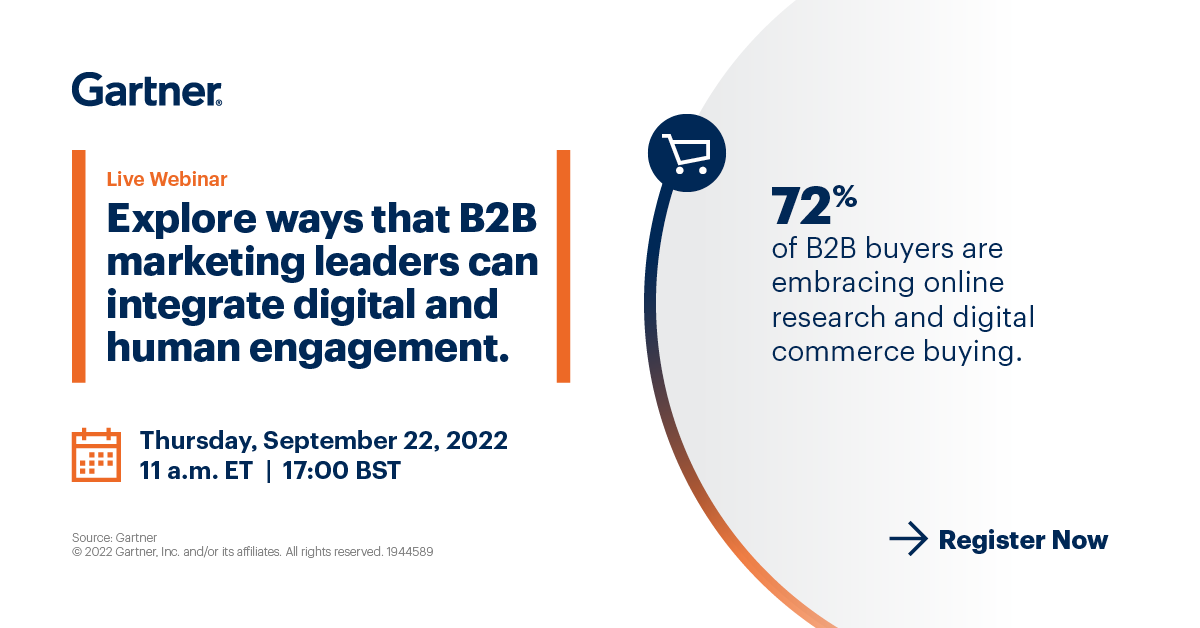 Gartner on Twitter "DYK 72 of B2B buyers say they prefer a repfree