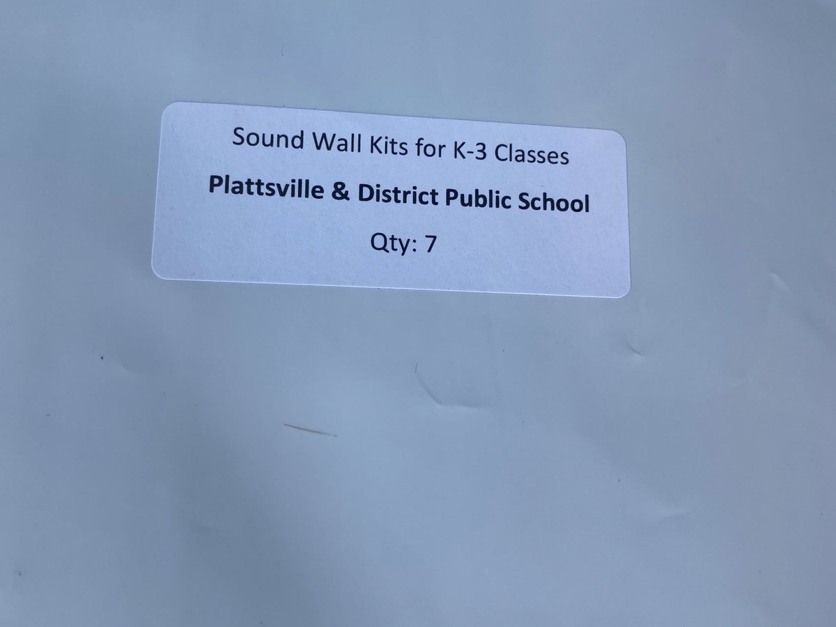 Last stop in Oxford County to deliver the Sound walls for TVDSB. No worries Ingersoll, yours are still on the way!!#tvdsb, #Tvdsbliteracy