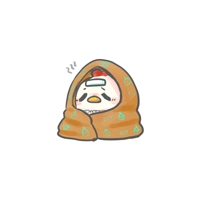 still getting better from my cold here is sick chimken#kfp 