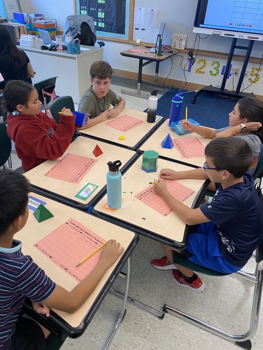 QRS_Marty's tweet photo. Today we analyzed geometric shapes and discussed their attributes. Up next, Volume! #qrspride https://t.co/w5ClZVyIfB