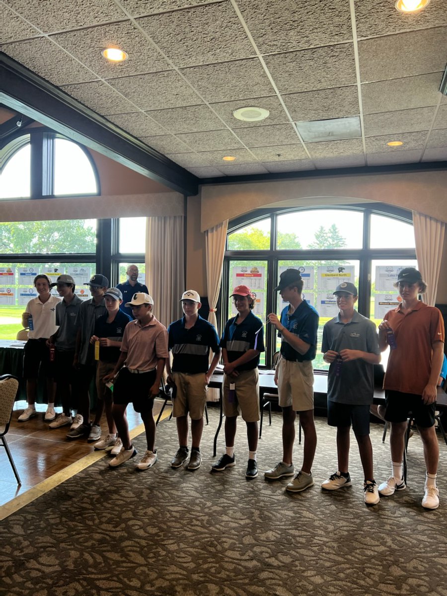 LPLancersBGolf's tweet photo. Three Lake Park golfers in the Frosh/Soph top ten at Conference.  Congratulations! https://t.co/ylrXPJ09Bb