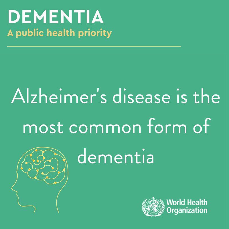 People with dementia frequently face stigmatization and barriers to diagnosis & care. On Wednesday's #WorldAlzheimersDay, join @WHO in calling for the highest quality of care for those suffering from dementia. who.int/news-room/fact…