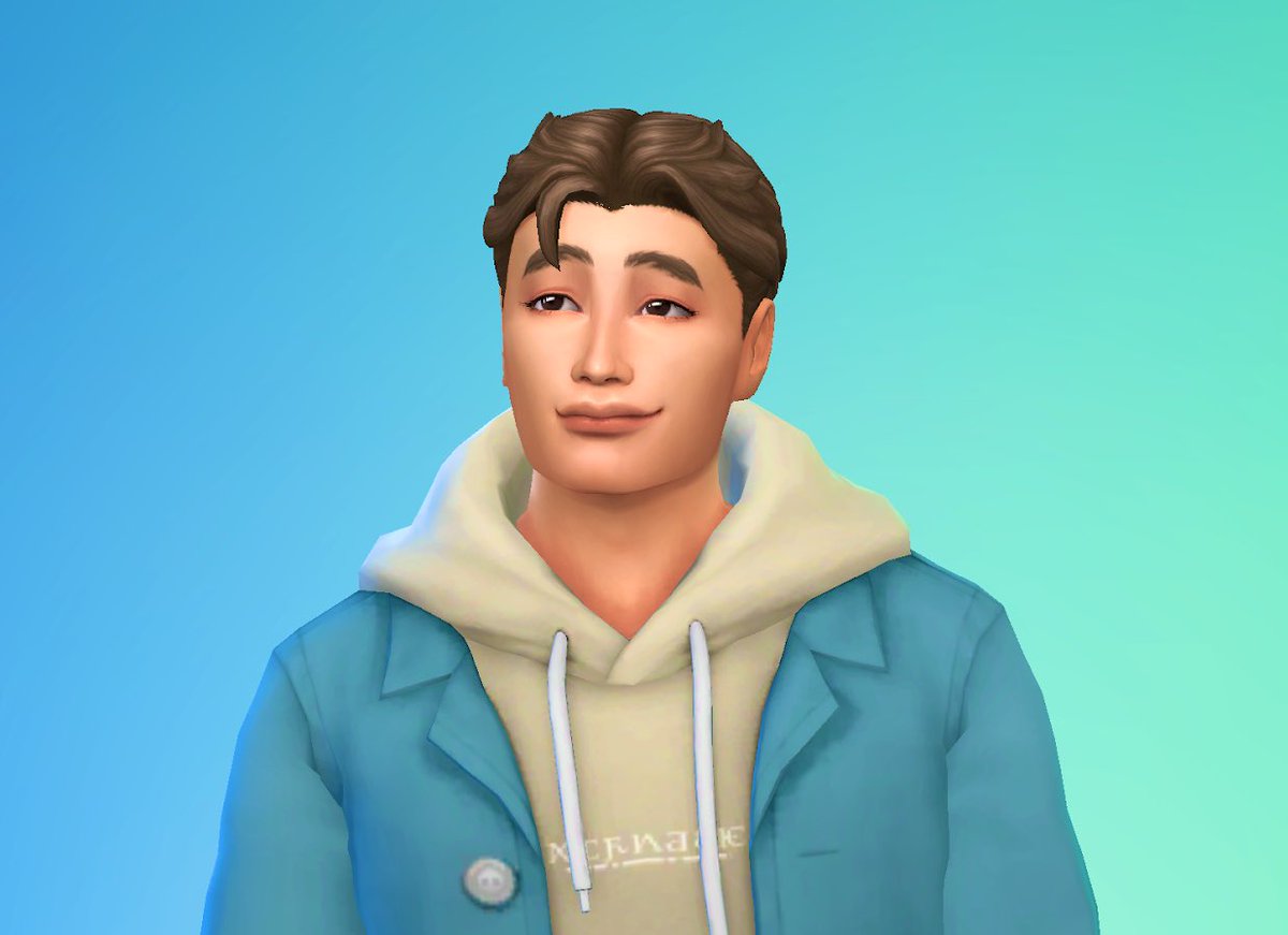intra09123's tweet photo. Joseph Harris - from my legacy save and probably my absolute favourite sim right now. I get way too attached to my legacy sims but this is another level I swear, I’m putting him in all my other saves too 😭 #ShowUsYourSims #thesims4 #TS4 https://t.co/4onnb62jZy