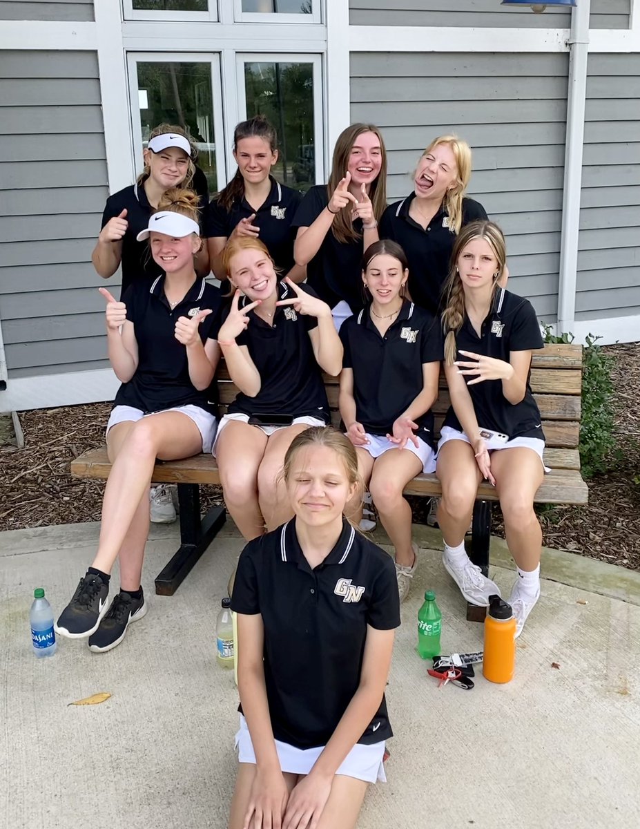 GLakeGirlsGolf's tweet photo. The girls had a great day at the NLCC Tournament. A special shout out goes to Kelly Eppel for her All-Conference 11th place finish and Elizabeth VanKast for receiving the Sportsmanship Award! https://t.co/ROxREQzp6Z