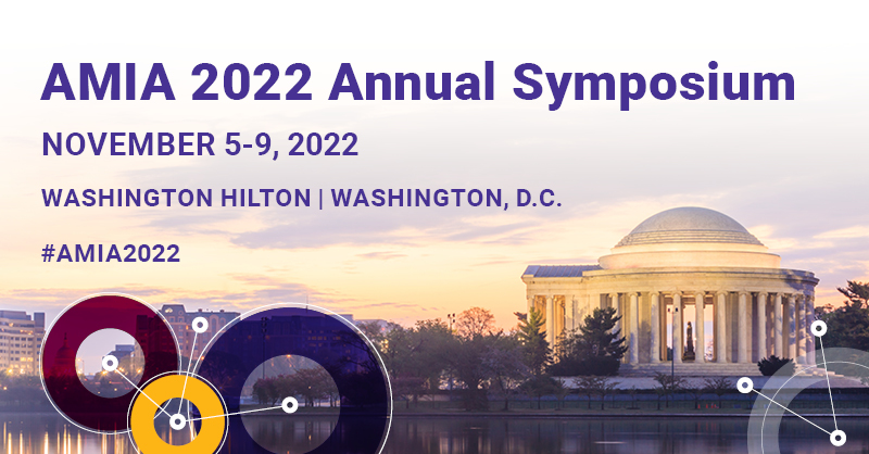🧠 Want to learn more about #AI in #informatics? The final stage of the 2022 #AI Showcase is at #AMIA2022 with oral and poster presentations focused on health impact studies. Register by 10/13 to save:  hubs.ly/Q01mFrDf0

Advance pricing deadline: 10/13
