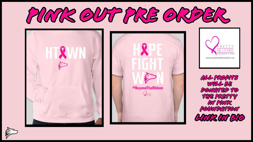 🎀 NEW SHIRT ALERT 🎀 Pink out shirts are now available for PRE-ORDER on our website linked in bio!!

🎀 ALL PROCEEDS WILL BE DONATED TO THE PRETTY IN PINK FOUNDATION

🎀HOOLIGANS🎀 Keep on the lookout for a special announcement coming soon👀