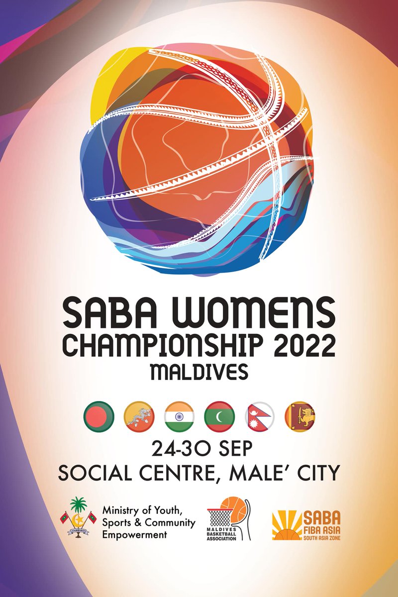 NepalBasketball's tweet photo. SABA Women's Championships (24 - 30 September 2022) Maldives. #basketball https://t.co/0TA4jpzobM