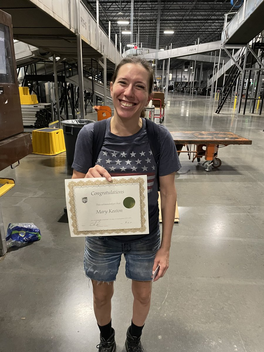 Congratulation Mary on achieving your next milestone in service! #UPS #kcmo #KansasCity <a href="/KristyManis/">Kristy Manis</a> <a href="/ChrisThies12/">Chris</a> <a href="/Courtneybarham4/">Courtney barham</a>