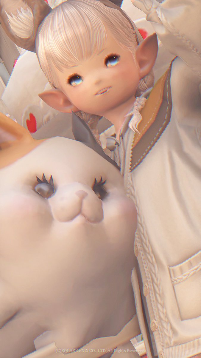 お揃い🐱

#おはララ #ララフェル 

#FF14 #FF14SS #ff14screenshot #GPOSERS