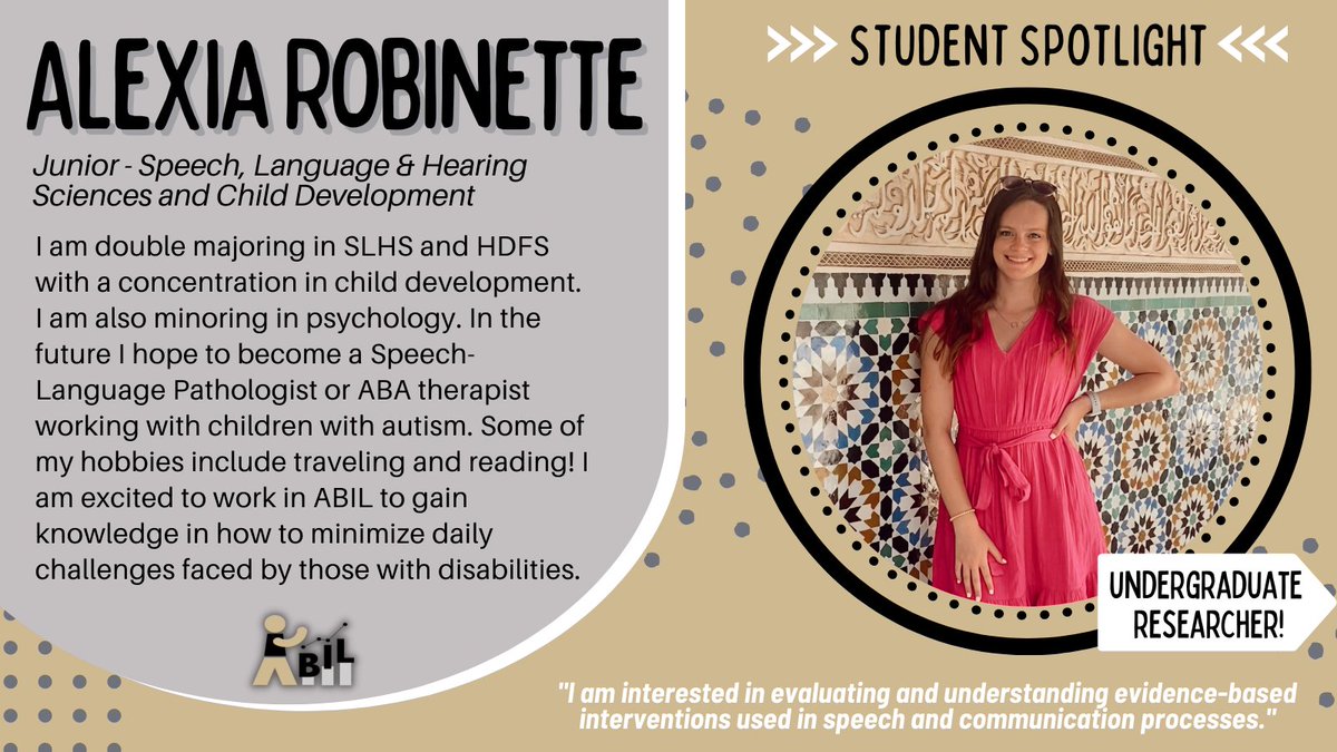 Student Spotlight: Alexia Robinette #purdueresearch #purdueabil