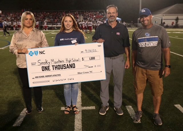 Smoky Mtn Sports (@smokymtnsports) on Twitter photo Thank you <a href="/BlueCrossNC/">Blue Cross NC</a> for your support of Smoky Mountain High School and our womenâs athletics programs! Thank you <a href="/BlueCrossNC/">Blue Cross NC</a> for your support of Smoky Mountain High School and our womenâs athletics programs!