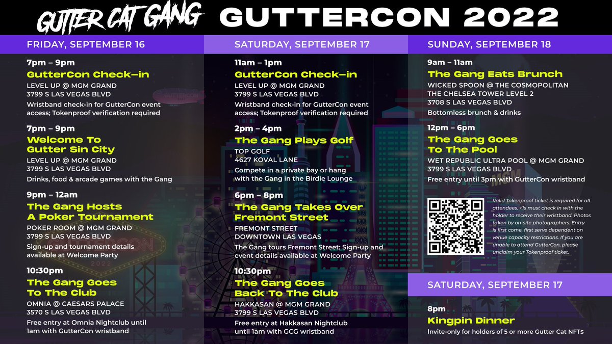 dynalations's tweet photo. I had a fucking blast at GutterCon 2022! 3 days of activities perfectly planned out for holders. This is by far my most favorite community experience. Bravo @GutterCatGang a job well done! ✅ https://t.co/UXnysKtm35