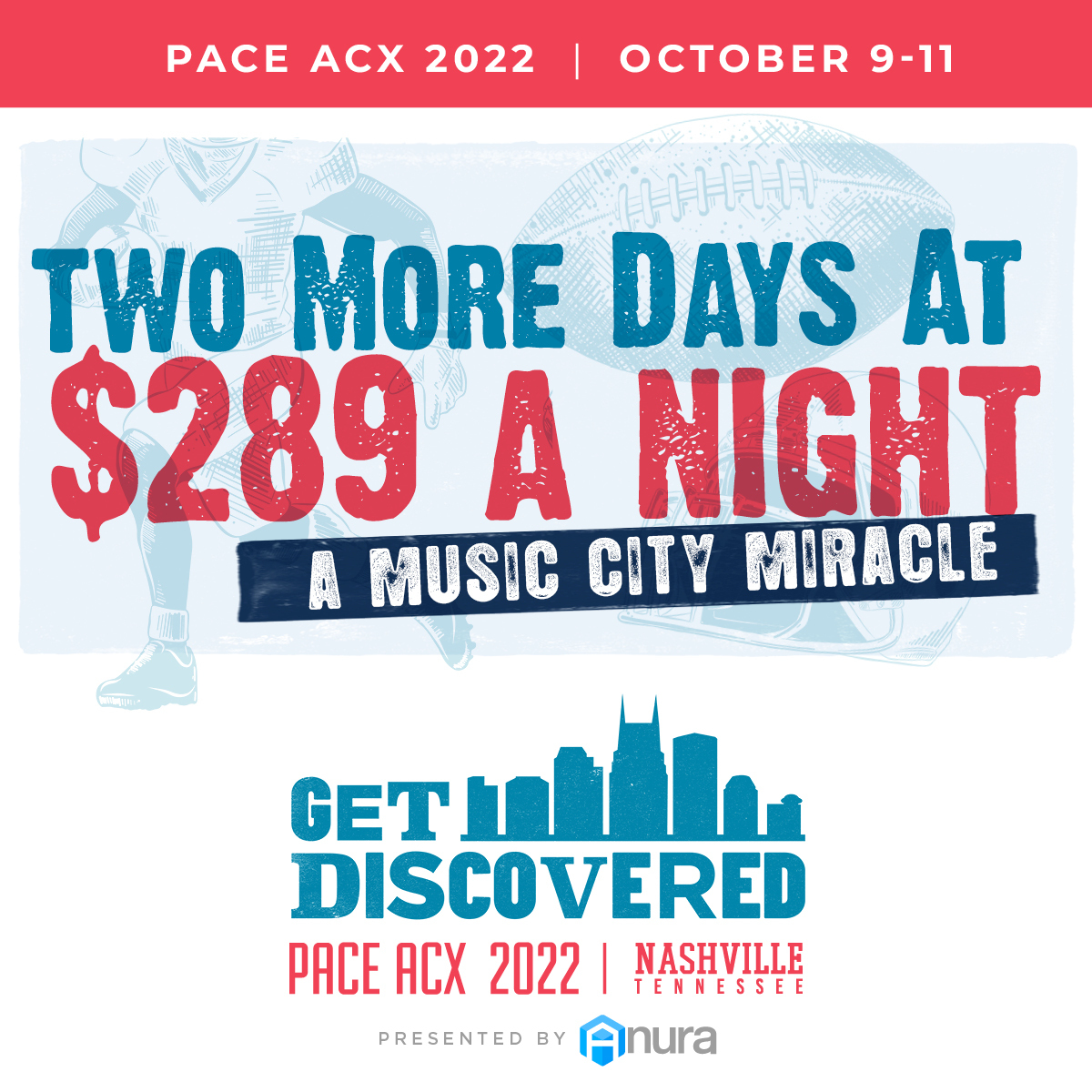 NTLCSW's tweet photo. @The impossible has happened — our Executive Director has pulled off a Music City Miracle! You now have TWO more days to book your room for #GetDiscoveredACX22 at the #JWMarriott! 😱 

Book your room ➡️ https://t.co/VifGScE49W

#faceofpace #PACEassociation #ConsumerConsent https://t.co/g8lrVVKj5G
