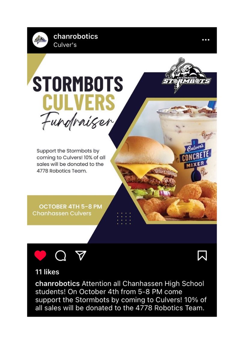 StormActivities's tweet image. Support @chanrobotics