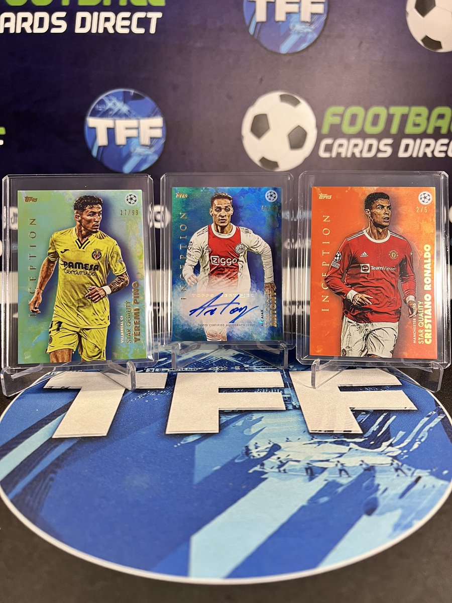 TFFBREAKS's tweet image. Topps Inception Soccer 21/22 Highlights! 🚨

What 🔥 This Set is 

Thanks for the support as always! 💪

Get your spots here ⬇️
TFFBREAKS.COM

#topps #toppssoccer #toppsinception #inceptionsoccer #thehobby #footballcards #soccercards #sportstradingcards #paninisoccer