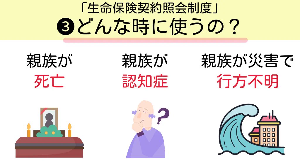 請求しないと保険金は受け取れない！契約の有り無しを確認できる新しい制度！