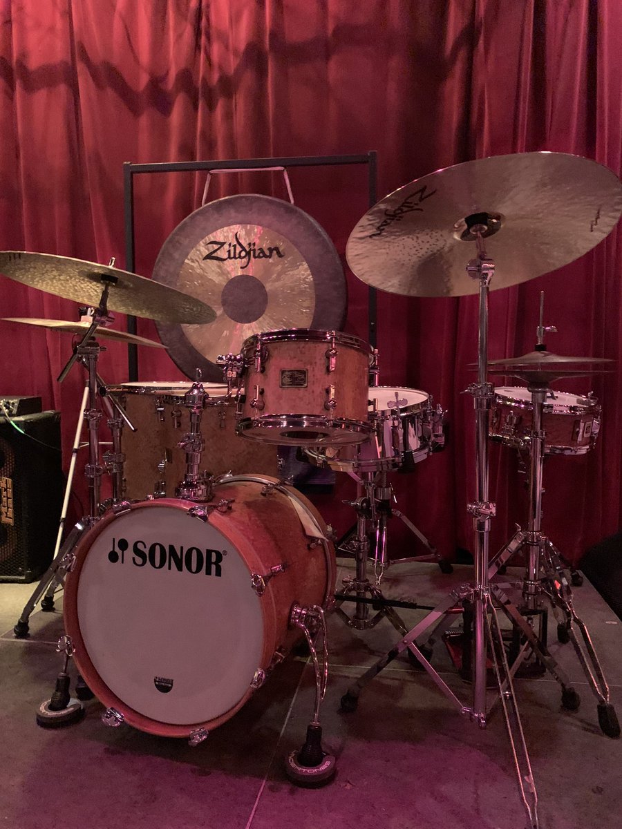 stevesmithdrums's tweet image. Setup and ready for #ColtraneRevisited @birdlandjazz Playing the complete Giant Steps album! @helensung Jimmy Greene @gregosby Vincent Herring @LonniePlaxico