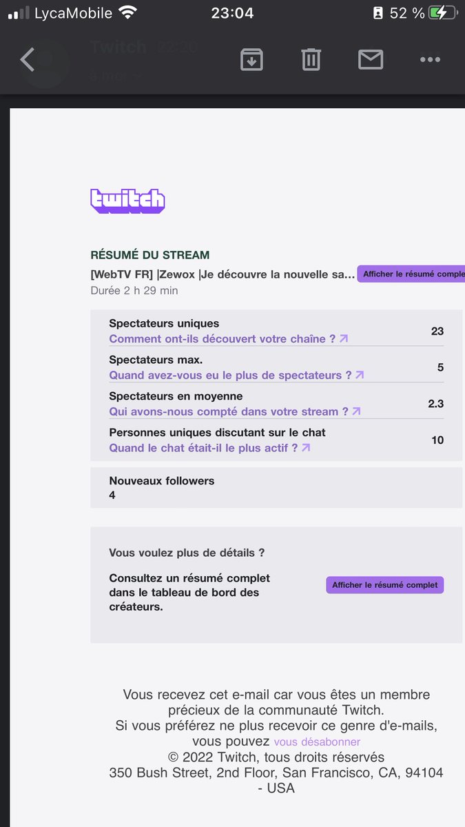 ValoriaUnivers's tweet photo. Un grand merci à @ZewoxFN d’avoir stream 2h29 sur notre WebTV !  🫶🏼

On se donne R.D.V demain pour un très gros stream de @KilouFNBR et @ZewoxFN ! 😉

Voici les statistiques de ce petit live ✨

Passez une bonne fin de soirée et à demain ! 🤍💙 https://t.co/oINfLCHEEd
