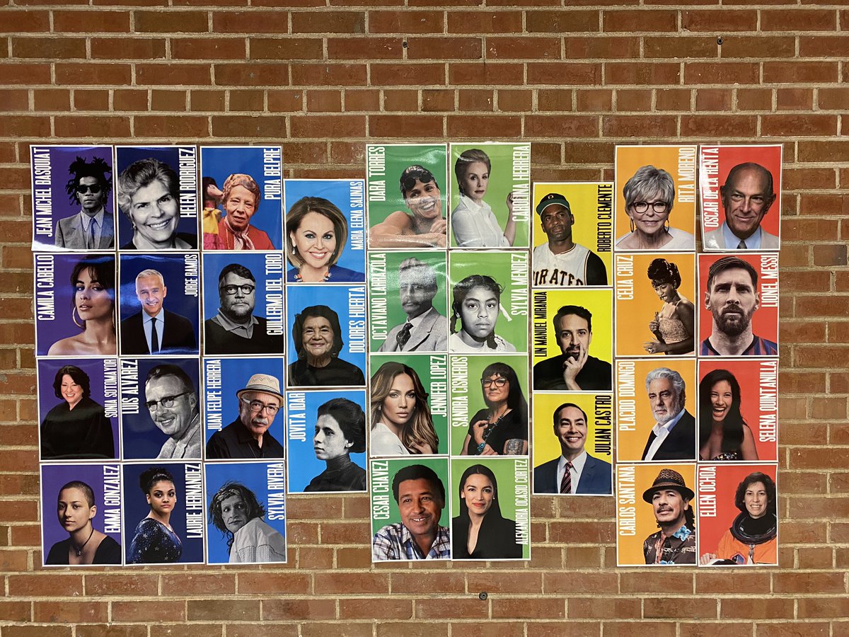 MrsChangGrove's tweet photo. As we celebrate Hispanic-Latino Heritage Month, we are seeing the faces of famous people and reading picture books to learn more about these rich cultures! #HispanicHeritageMonth #WeBelong220 #Equity220 @GroveAve220 https://t.co/ideztIRo7s