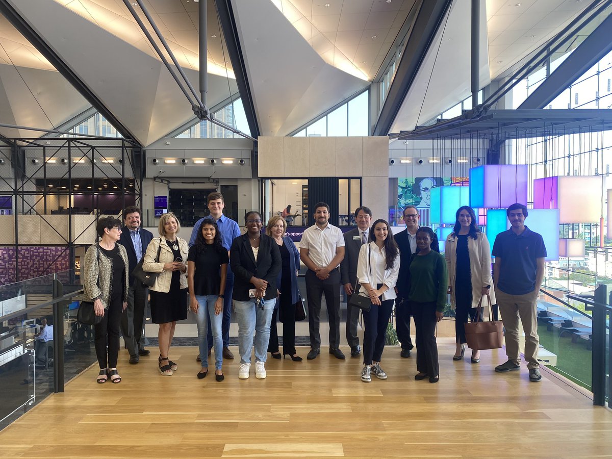 meagan_conley's tweet photo. Left feeling recharged with new ideas after a fun day touring the @TruistNews Innovation + Technology Center with @unccharlotte students and faculty. Go Niners! 🤙🏽⛏ https://t.co/UHhB8XLta5