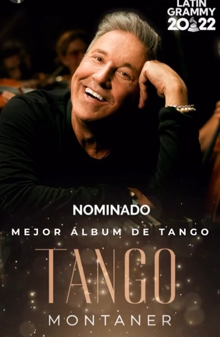 torrecilla90's tweet photo. ¡ Felicitaciones a @montanertwiter !! por su nominación a los @LatinGRAMMYs con su mágico álbum #Tango 💿 https://t.co/1wO3Xq03Rx