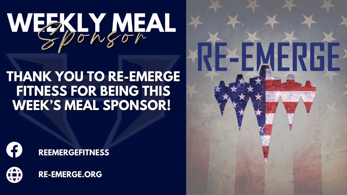 NationHolt's tweet photo. BIG SHOUT OUT to THIS WEEK’s Meal Sponsor Re-Emerge Fitness! Your support provides a meal to each player before the game this week! The players and coaches extend a huge THANK YOU for your sponsorship and being part of our team! #supportthosethatsupportus
@HoltFB https://t.co/Wunl1igQUt