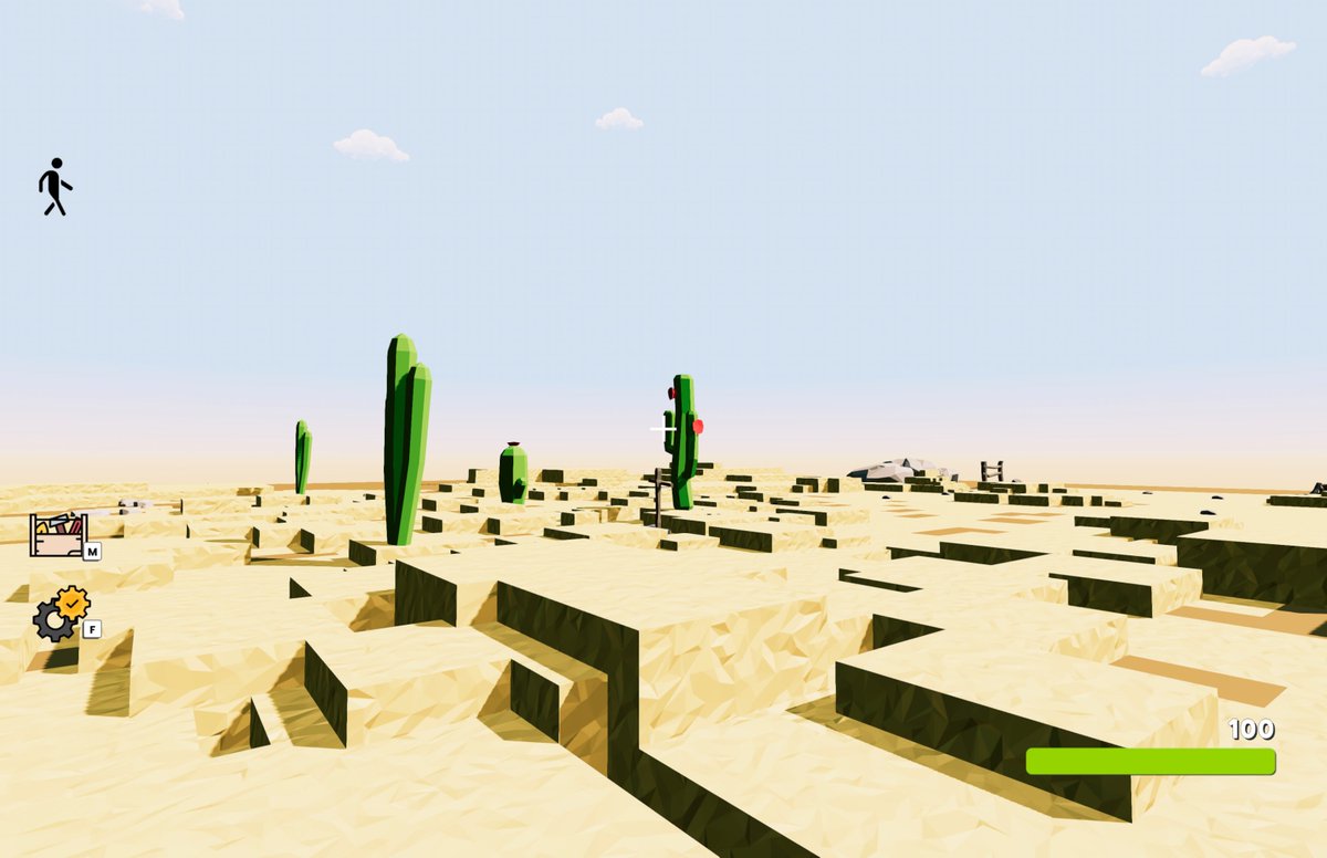 st_engine's tweet photo. 🆕 ST Engine Update

New Biomes Assets
1. Ice field: snow and ice materials
2. Desert: sand and cactus

Next coming: 
Big voxel performance improvement

#gamedev #indiedev #gameengine #voxel #voxelart #voxelengine #voxelgame #leveldesign https://t.co/4T9zXzEh8R