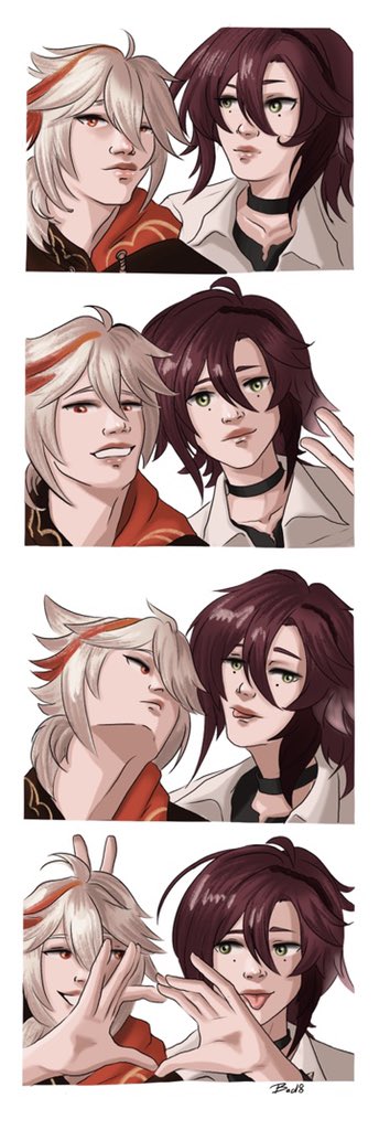 #GenshinImpact #kazuha #Heizou 

- Эй, бро…
- Да, бро?
- Я люблю тебя, бро…
- Пффф, я тебя тоже, это очевидно.