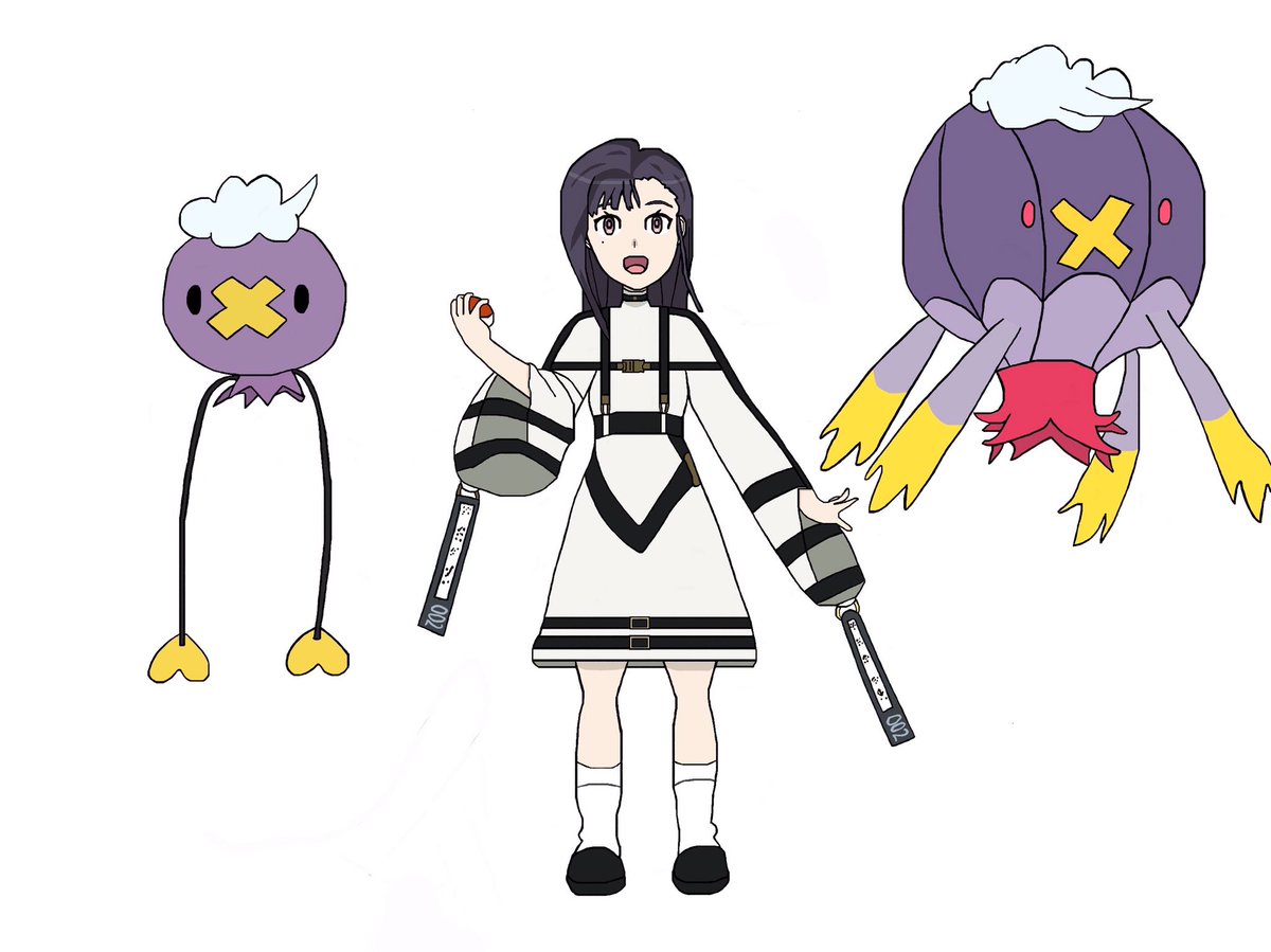 Siryuusly's tweet photo. Worked an artwork of Kashiki Yuno as a Pokemon Trainer! #milgram #milgramart #kashikiyuno #art #digitalart #pokemoncrossover https://t.co/C48C7eKiHK
