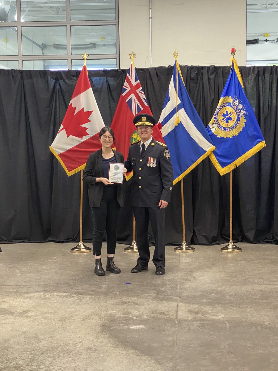 TorontoMedics's tweet photo. Many thanks to everyone that joined us today to acknowledge the outstanding work of @TorontoMedics staff and members of the public who went above and beyond in their service to others. #TPSWeek https://t.co/UNi5EBekbJ