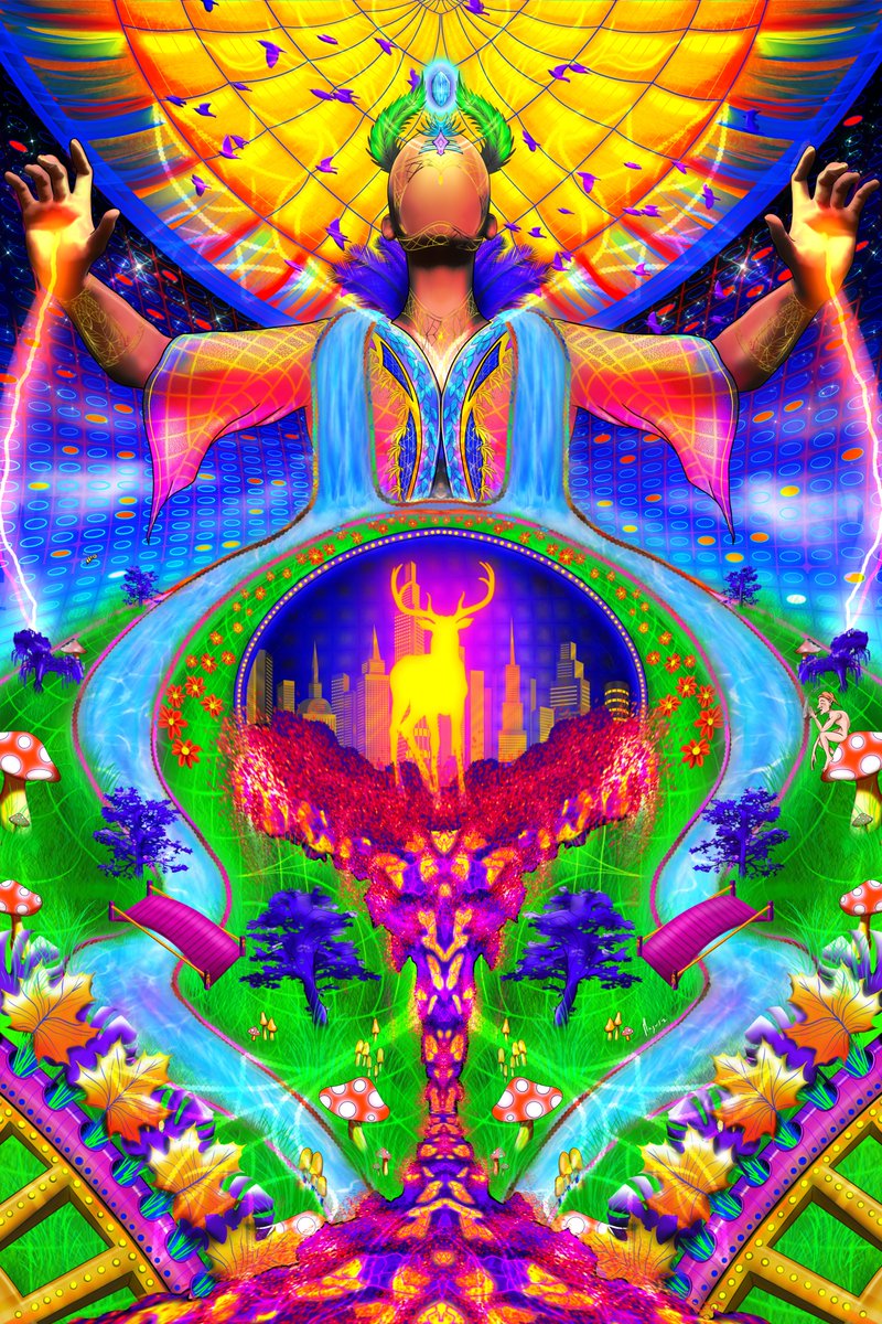 "GAEA" 

Some info about this piece:
25318 strokes
27 hours of work
6000px x 9000px
300 DPI

Started at 7 May 2022
Finished at 31 of August 2022

Link below. 
🙏♥️