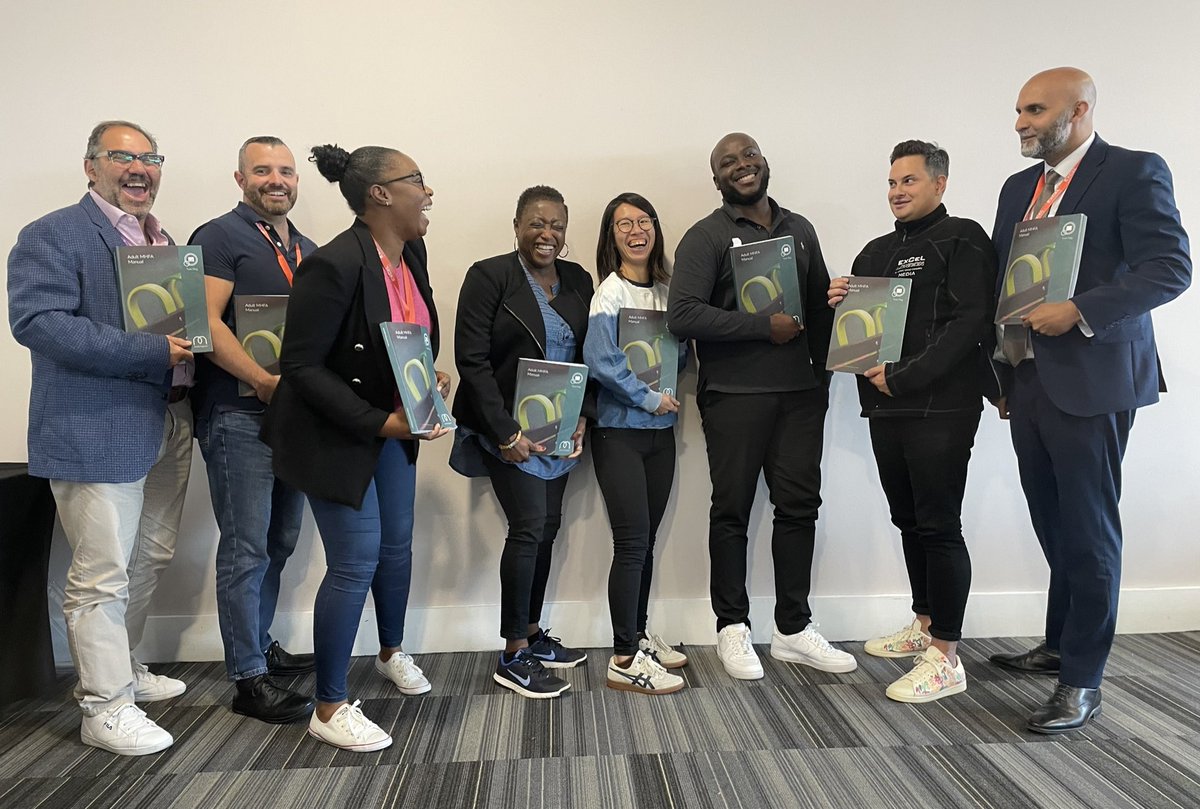 A fantastic group of new Mental Health First Aiders in east London.