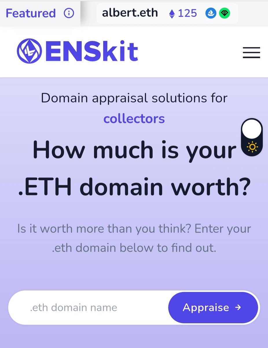 All Data Package subscribers can now promote their domains on our website for FREE!

Head to My Account-> ENS promotion to feature your domain. 👁️👁️👁️👁️

#ens #ensdomains $ens