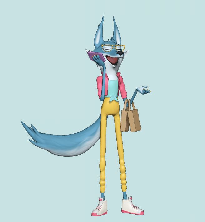 gnollageddon's tweet photo. Did some posing and quick accessory placing to see if everything is looking ok. Porsha is coming along pretty nicely :) 

#sing2 #furry #3Dvisdev #zbrush #3D https://t.co/pzh1ICmn4N