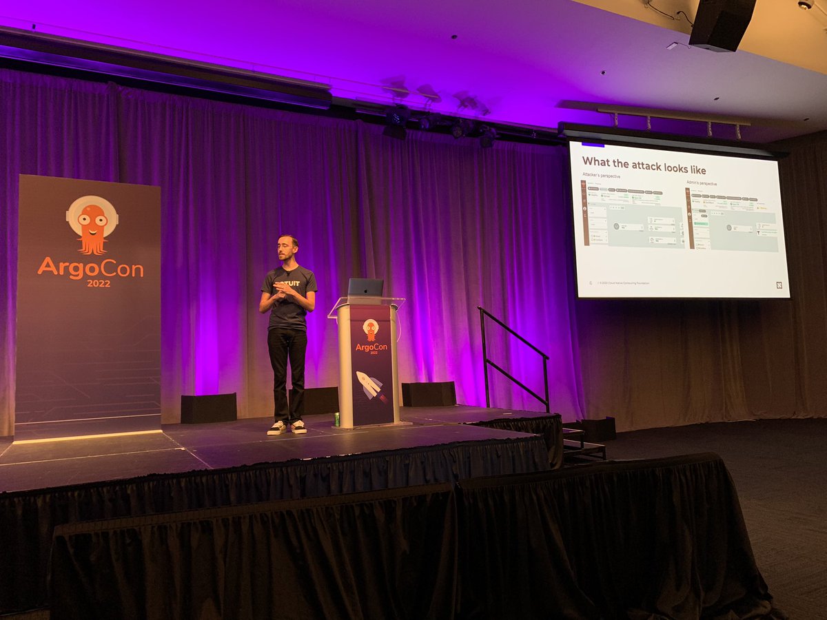 Securing ArgoCD - Attacking ArgoCD with ArgoCD (and defending with ArgoCD)😜 awesome talk by <a href="/crenshaw_dev/">Michael Crenshaw</a>