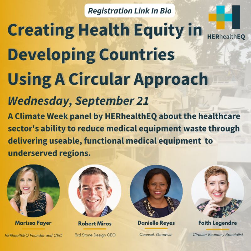 How can we create health equity in developing nations using a circular approach? I’ll be at
#ClimateWeekNYC on 9/22 for a discussion w/ @FaithLegendre <a href="/MKFayer/">Marissa Fayer</a> of @HERhealthEQ, and
Danielle Reyes of <a href="/goodwinlaw/">Goodwin</a> on this topic! Register:
climateweeknyc.org/events/creatin…
roach #circularity