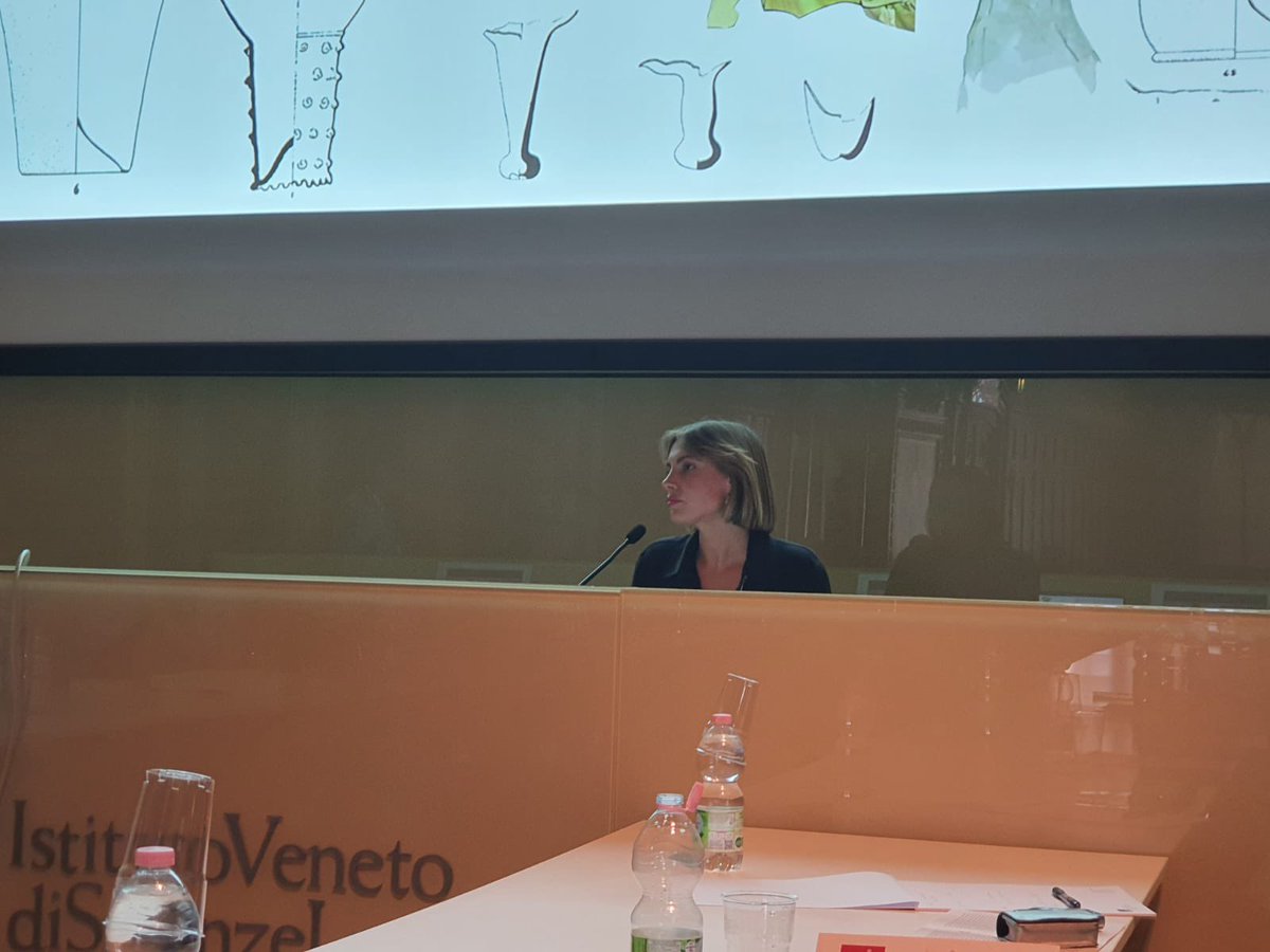 OccariVeronica's tweet photo. Happy of sharing some of my PhD thesis results at the #StudyDaysOfVenetianGlass in Venice this year at @IstitutoVeneto. @UCLarchaeology @visitmuve_en @museovetro https://t.co/Zh9rdZfPLS