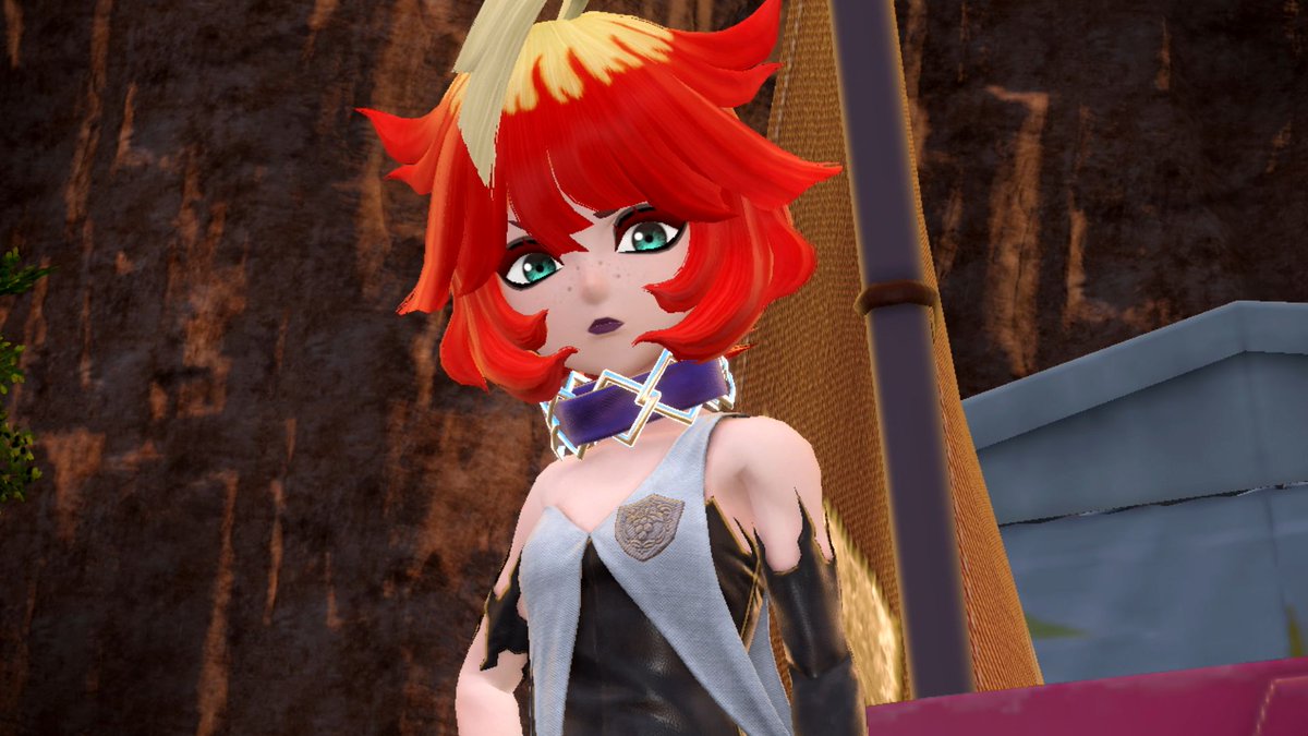 NintendoAmerica's tweet photo. Mela is the boss of Team Star’s Fire crew, the Schedar Squad. The best all-rounder on the crew, she uses heavy-handed methods to handle almost any problem.

She might come off forceful &amp; gruff, but her determined ways have earned her teammates’ trust. #PokemonScarletViolet https://t.co/zjJ5QbYiVS
