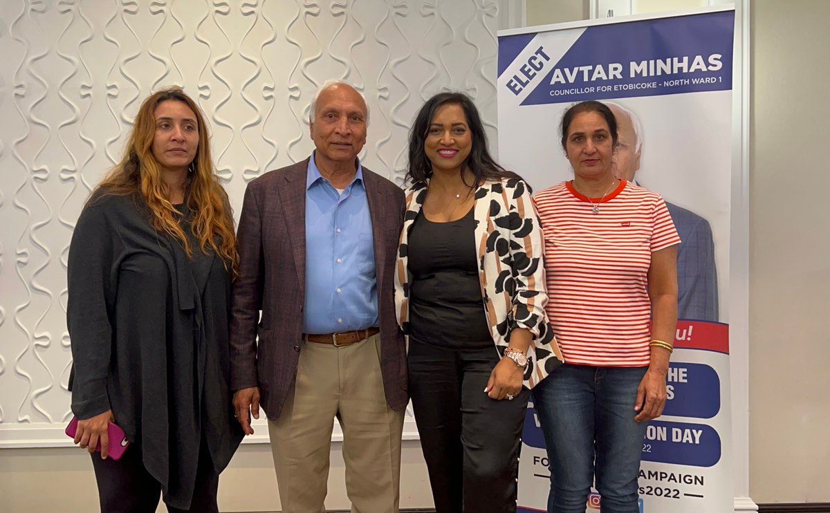 AvtarMinhas2022's tweet photo. Sharing some stills from the fundraiser event this past weekend. I really appreciate all your support! #Etobicoke #EtobicokeNorth #Canada #CityCouncillor #VoteMinhas #TeamMinhas https://t.co/hgM9np07d9
